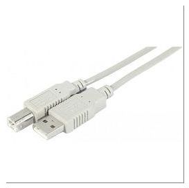 CORDON USB 2.0 A / B GRIS - 0,6 M