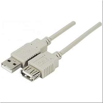 RALLONGE ECO USB 2.0 A / A GRISE - 3,0 M