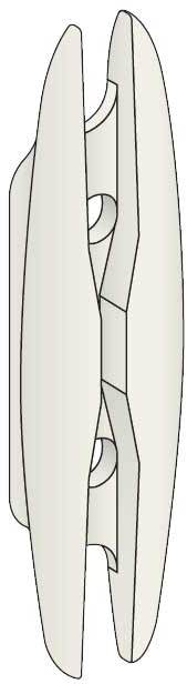 Feuille de sauge blanc design