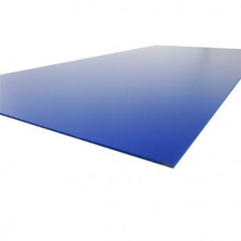 Plaque PVC expansé couleur Bleu - 100 cm / 50 cm /