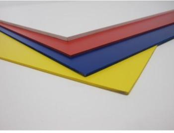 Plaque PVC expansé couleur Bleu - 100 cm / 50 cm /