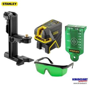 Niveau laser croix + 2 points - SCP2 Vert STANLEY