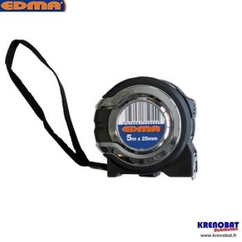 Mètre 5 m x 25 mm avec dragonne classe II EDMA Mètre 5 m x 25 mm avec dragonne