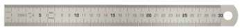 Réglet semi rigide acier inox graduation recto-verso Réglet semi rigide acier inox