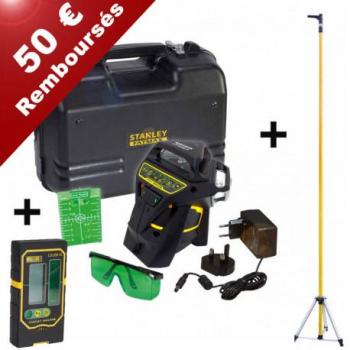 PACK Niveau laser Multiligne X3R 360° VERT + Acces