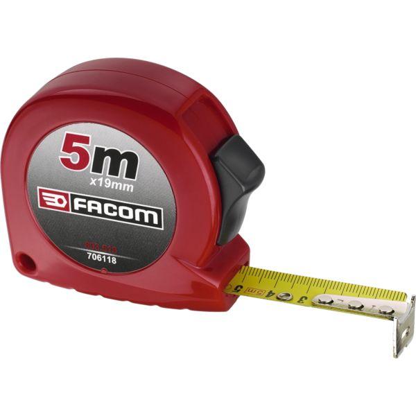 Mètre à ruban Facom 28 mm avec boîtier Grip longueur Mètre à ruban Facom 28 mm
