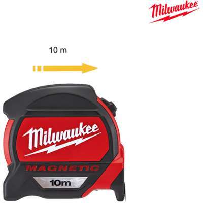 Mètre ruban MILWAUKEE magnétique premium 10m 48227