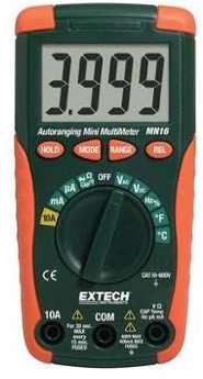 Multimètre numérique Extech MN16A CAT II 1000 V, C