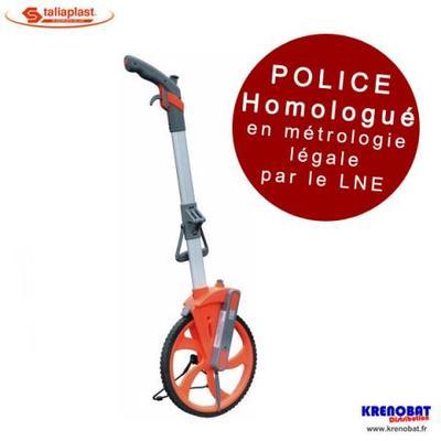 Roue de mesure homologuée police - odomètre TALIAP