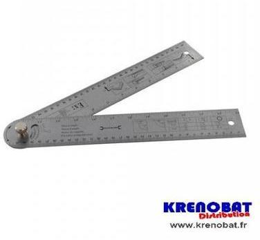 Rapporteur dangle pliable 600 mm