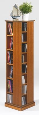 Colonne CD/DVD merisier Florac,