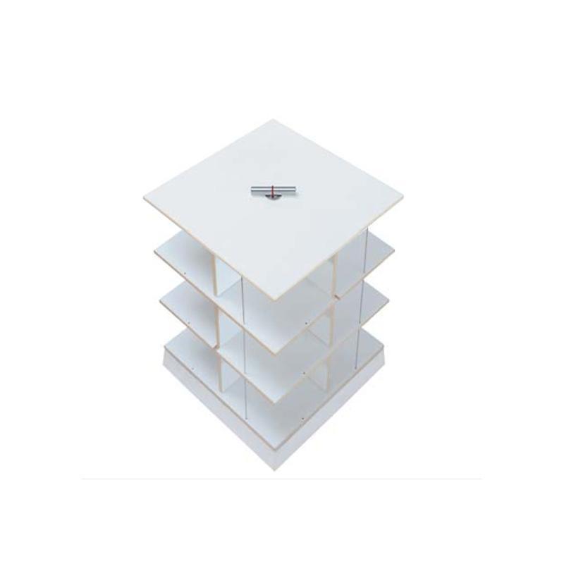 Musikstapler - Etagère pour CD H:56cm - blanc/FU c