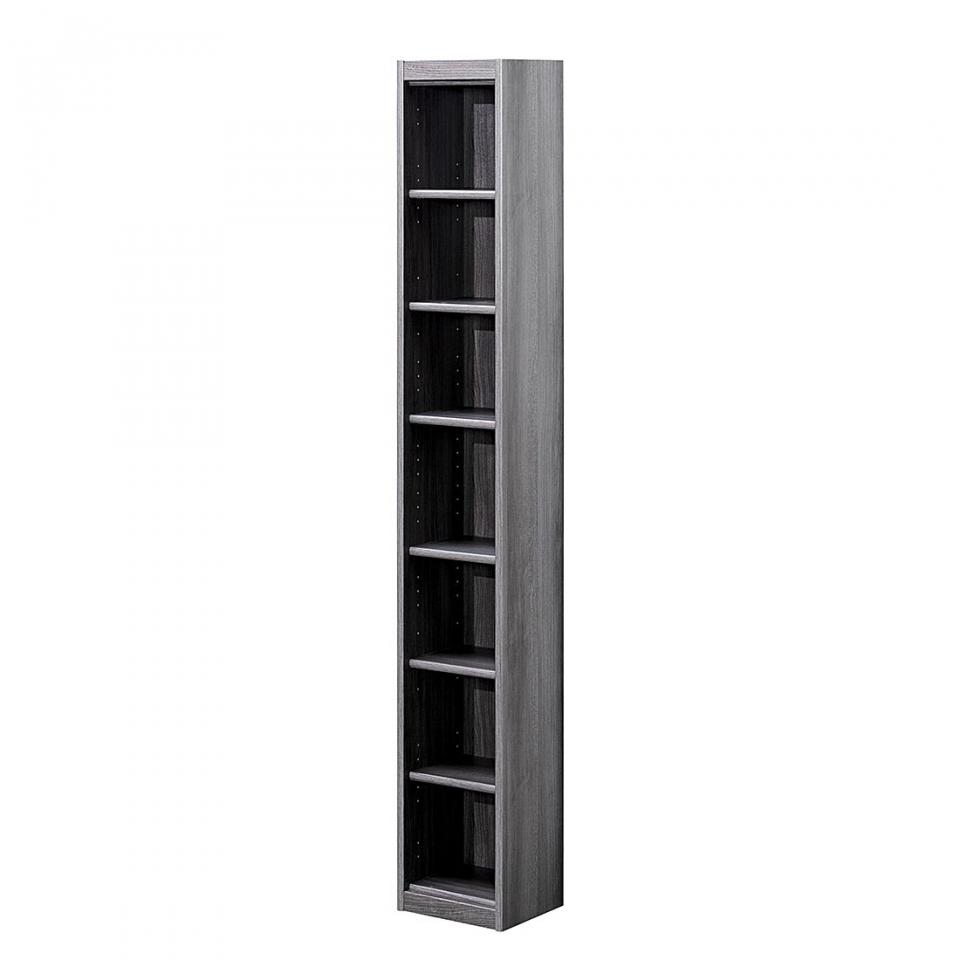 Etagère à CD Soft Plus II - Imitation chêne argent