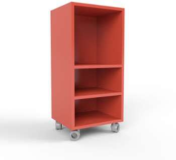 Etagère Cube rouge - 41 x 87 x 35 Etagère Cube rouge - 41 x