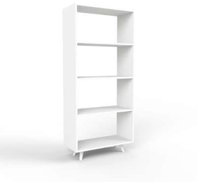 Range CD blanc - bois certifié - 77 x 168 x 35 - m