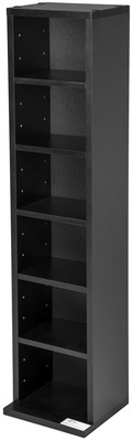 Meuble Range CD DVD, 5 Étagères de rangement ajust