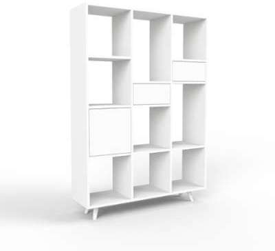 Range CD blanc - bois certifié - 118 x 168 x 35 -