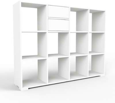 Range CD blanc - bois certifié - 156 x 120 x 35 -