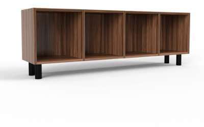Range CD noyer - bois certifié - 156 x 53 x 35 - m