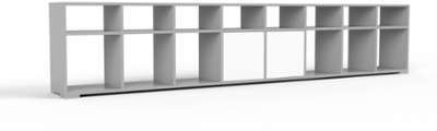 Range CD gris - bois certifié - 310 x 62 x 35 - mo
