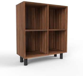 Range CD noyer - Design moderne et personnalisable Range CD noyer - Design moderne