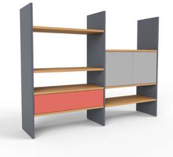 Range CD anthracite - Design moderne et personnalisable Range CD anthracite - Design
