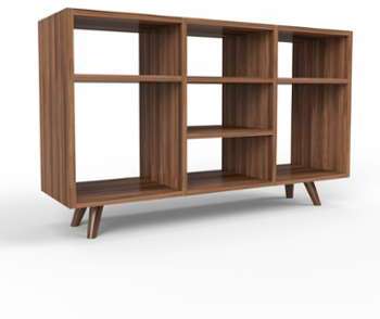 Range CD noyer - Design moderne et personnalisable Range CD noyer - Design moderne
