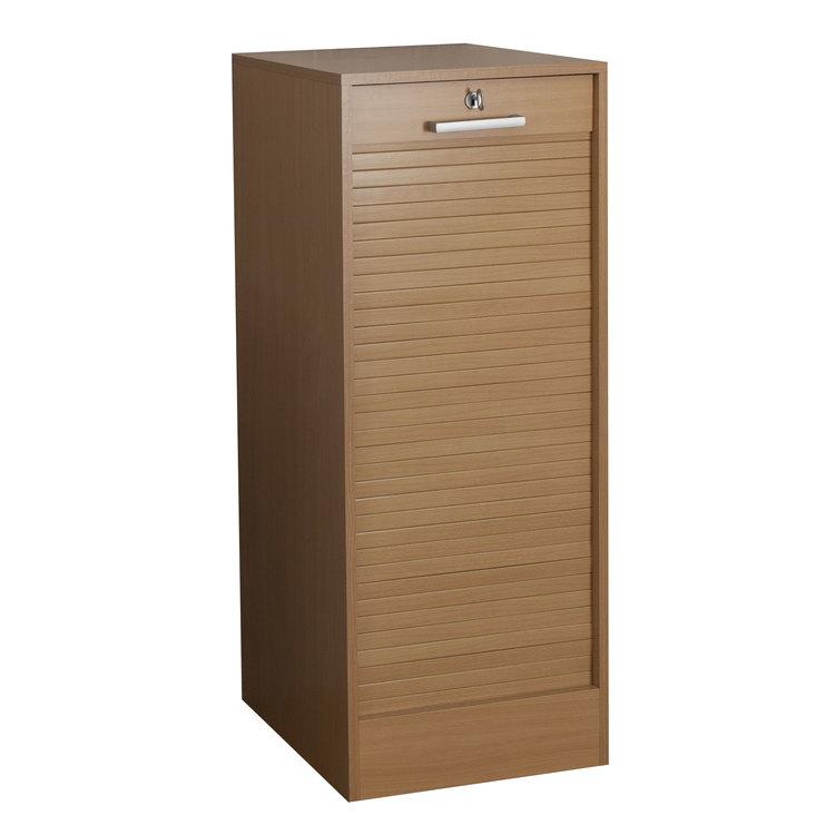 Classeur à rideaux en bois Hauteur 106 cm Hêtre