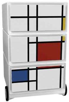 Caisson avec 3 tiroirs Easy Office Décor Caisson avec 3 tiroirs Easy