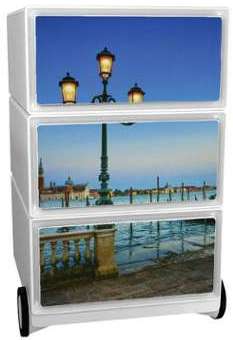 Caisson avec 3 tiroirs Easy Office Décor Caisson avec 3 tiroirs Easy