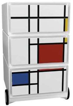 Caisson avec 4 tiroirs Easy Office Décor Caisson avec 4 tiroirs Easy