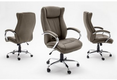 Fauteuil de bureau design cappuccino Porter