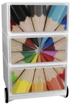 Caisson avec 3 tiroirs Easy Office Décor Caisson avec 3 tiroirs Easy