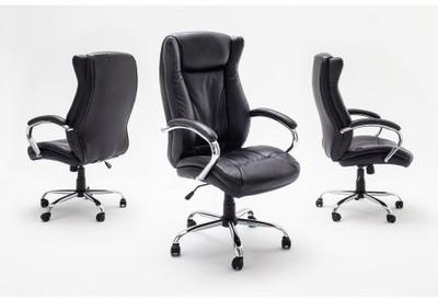Fauteuil de bureau design noir Porter