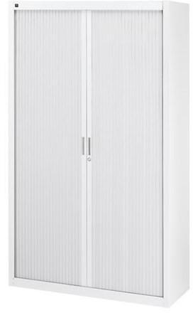 Armoire haute 200cm à rideaux bruneau - Bruneau - Armoire Armoire haute 200cm à rideaux