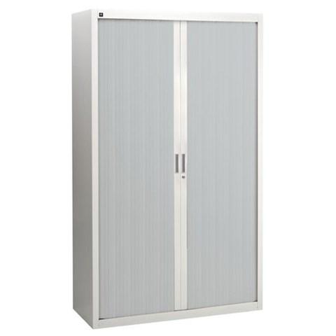 Armoire haute 200cm à rideaux bruneau - Bruneau - Armoire Armoire haute 200cm à rideaux