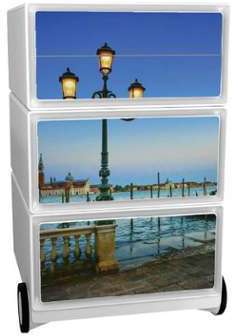 Caisson avec 4 tiroirs Easy Office Décor Caisson avec 4 tiroirs Easy