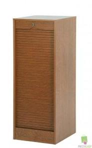 Classeur à Rideau 108 cm - Coloris - Chêne rustiqu