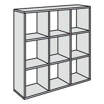 Module multicases 9 cases blanc