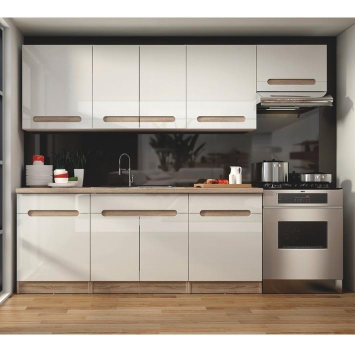 Cuisine complète 260cm scandinave 8 éléments Fiona