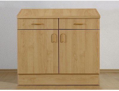 Meuble bas de cuisine moderne de 2 portes coloris