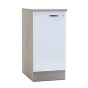 Meuble bas de cuisine 1 porte L40 cm BIANCA