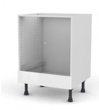 Meuble de cuisine Bas four IPOMA Blanc Bandeau bas