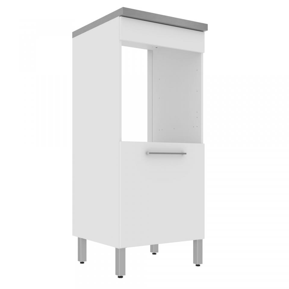 Meuble de cuisine armoire pour four blanc 60cm Bla