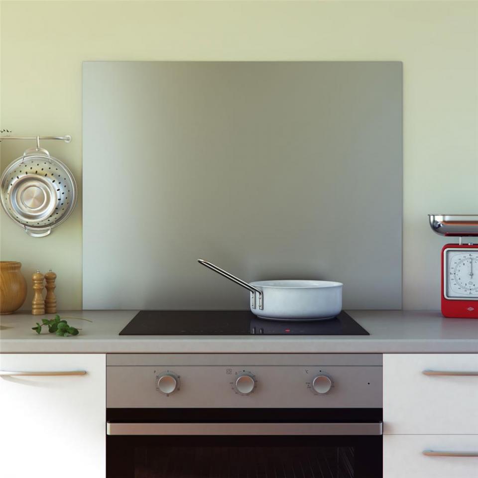 Crédence fond de hotte inox 900x450 Cuisissimo