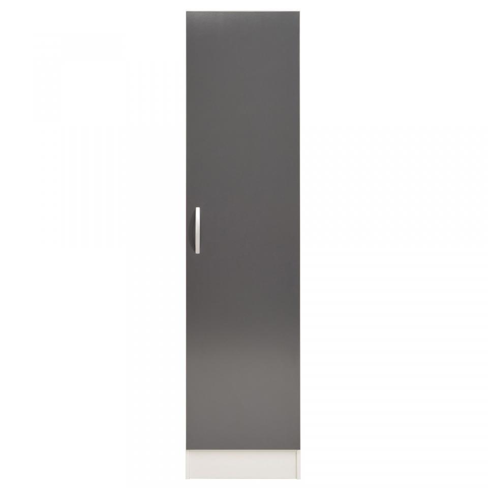 Colonne de cuisine grise à 4 étagères - H208cm Gri