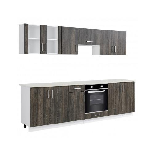 VidaXL Cuisine complète avec Four intégré 6 foncti