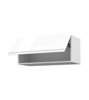 Meuble de cuisine Haut abattant IPOMA Blanc brillant Meuble de cuisine Haut abattant