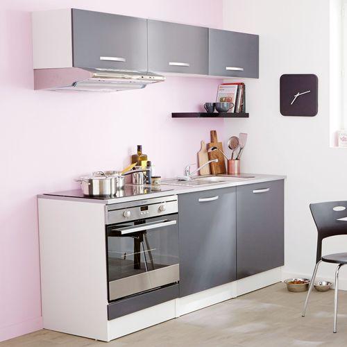Eko Cuisine Ensemble de meubles de cuisine gris pr