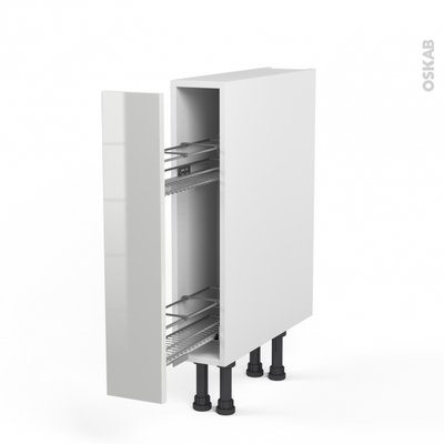 Meuble de cuisine Range épice epoxy STECIA Blanc 1